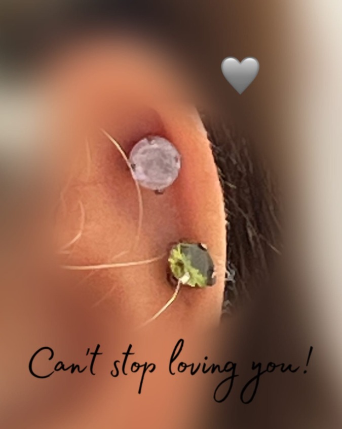 新しいピアス⭐︎
