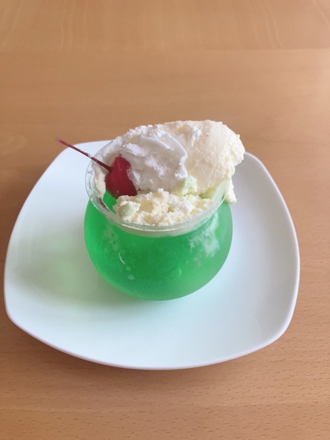 メロンソーダゼリー