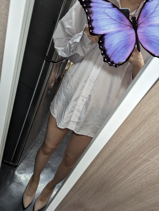 今日は彼シャツ